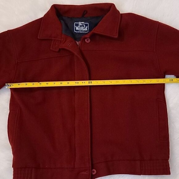 Vintage Woolrich Woman Wool maroon jacket - Picture 4 of 7